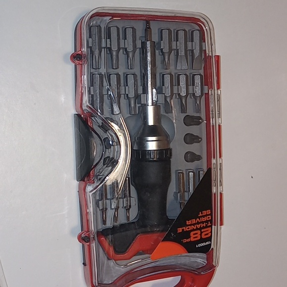 Screwdriver Ratcheting Set 28Bit Mechanics Tool Set Brand New T Handle Drive Set - Picture 5 of 6